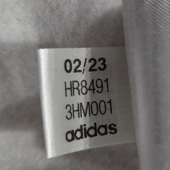 Adidas Hoodie Womens Small Gray Fleece Pullover Sweatshirt Athletic Casual NWT - Picture 8 of 9